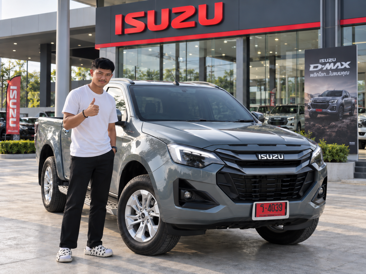 พรม MYMAT สำหรับ ISUZU D-MAX ดับเบิ้ลแค็บ 4 ประตู